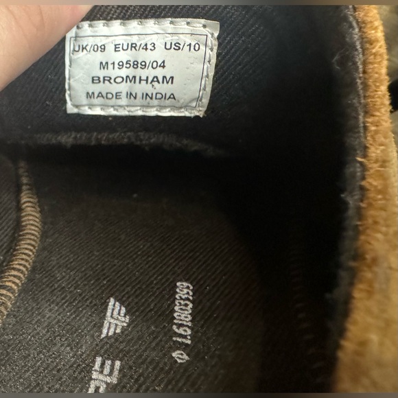 Men’s Shoes Red Tape Bromham Tan Suede Smart Casual Lace Uo Work Dress Shoes 10 - Picture 8 of 9